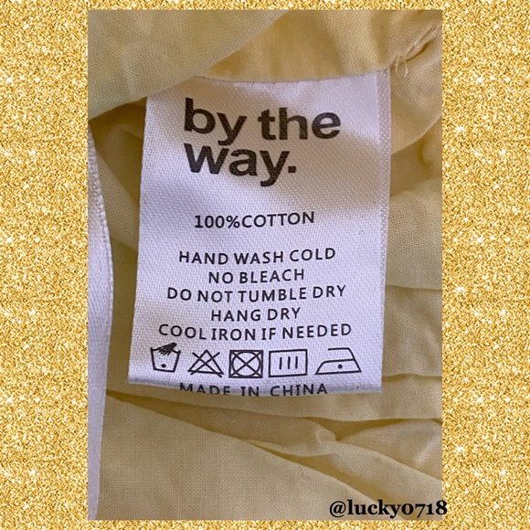 by the way. EUC Yellow Amani Crop Top S - Picture 8 of 8